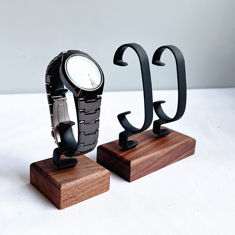 ที่วางนาฬิกาไม้รูปตัว C สำหรับ - Jewelry And Watches Inc บทวิจารณ์และราคา